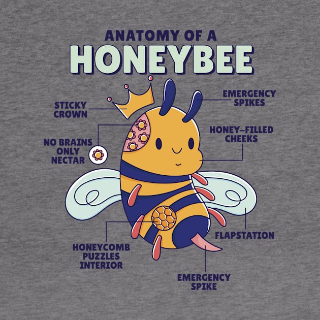 Funny Cute Bee Design by UNDERGROUNDROOTS